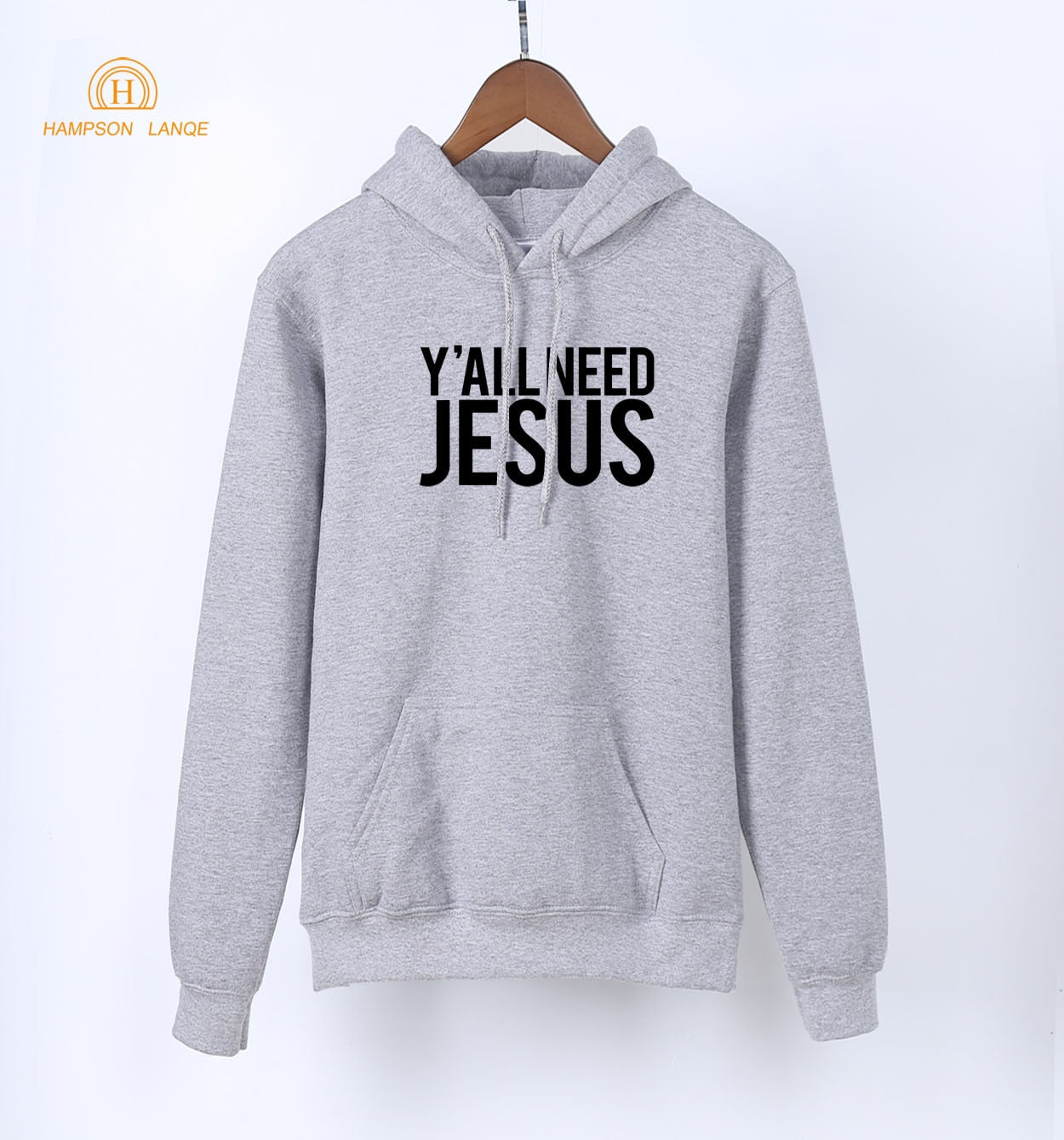 HAMPSON LANQE Jesus Christian Hoodies For Women 2020 Spring Autumn Sweatshirts Fleece Long Sleeve Pullovers Streetwear