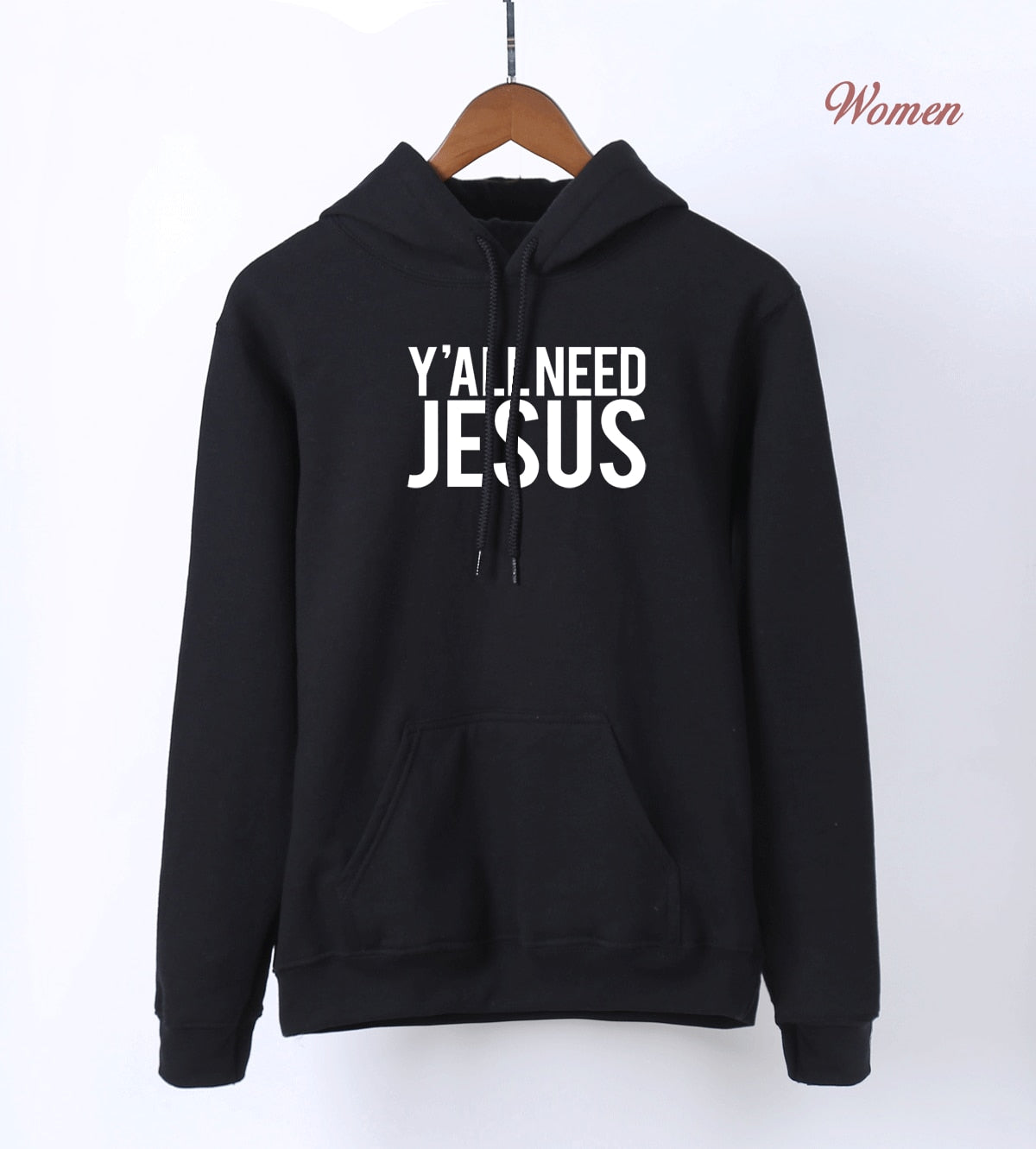 HAMPSON LANQE Jesus Christian Hoodies For Women 2020 Spring Autumn Sweatshirts Fleece Long Sleeve Pullovers Streetwear